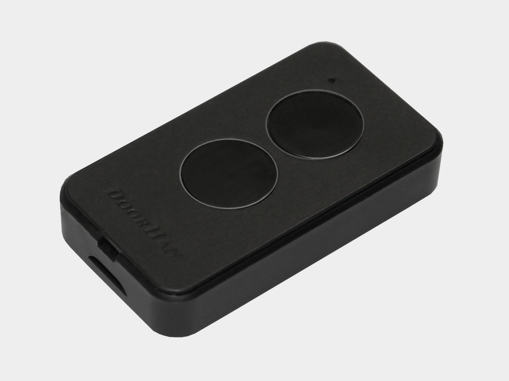 Пульт серии transmitter 2-pro-black (трансмиттер 2-про-черный) для дистанционного управления двумя автоматическими устройствами.