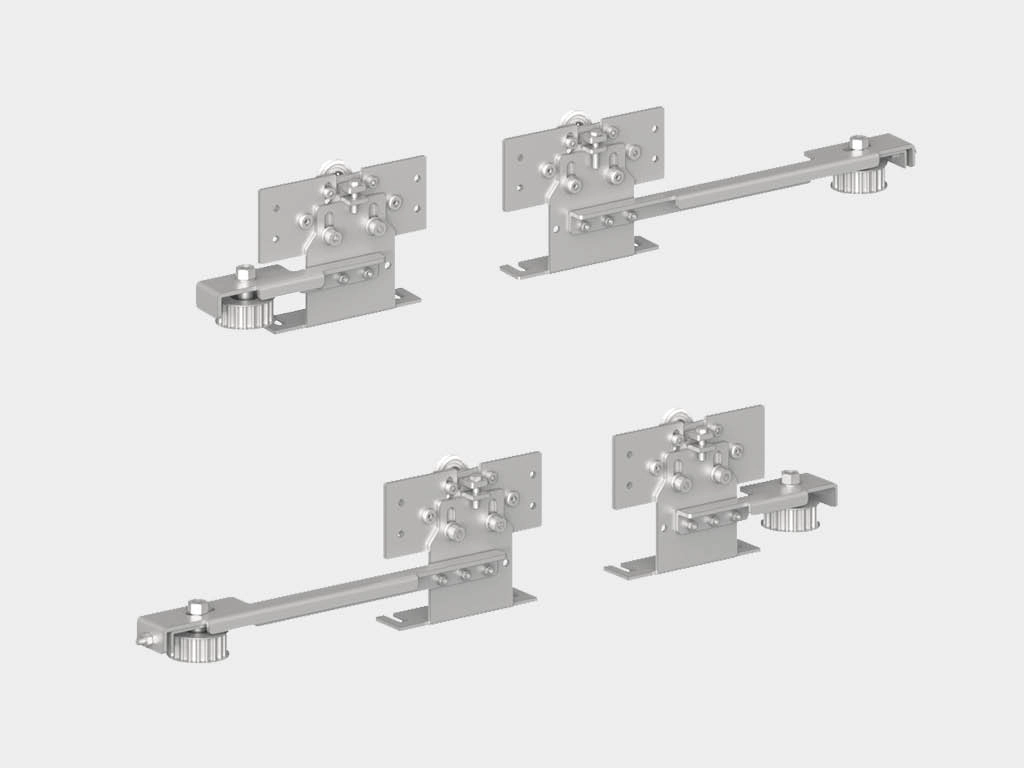 * Комплект кареток (4 шт.) для внешних створок в приводе серии ad-sp-telescope (ad-sp-телескопический)