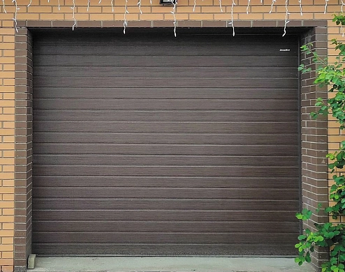 Секционные ворота из алюминиевых панелей серии rsd02lux (люкс)