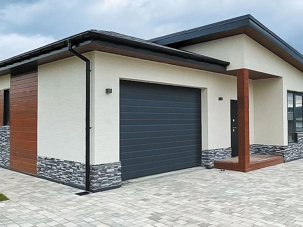 Секционные ворота 2500х2100 мм антрацитовые DoorHan rsd02, bratsk.doorhan.ru